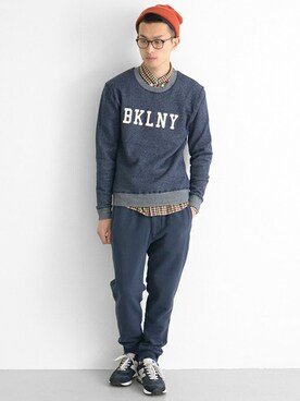 kondoさん（メンズ・180cm）の冬コーディネート