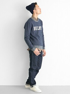 kondoさん（メンズ・180cm）の冬コーディネート