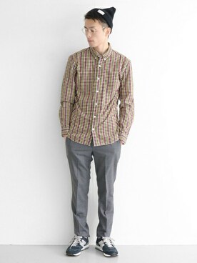 kondoさん（メンズ・180cm）の冬コーディネート