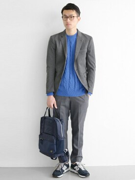 kondoさん（メンズ・180cm）の冬コーディネート