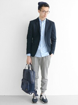 kondoさん（メンズ・180cm）の冬コーディネート