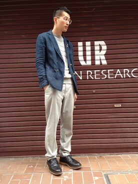 kondoさん（メンズ・180cm）の春コーディネート