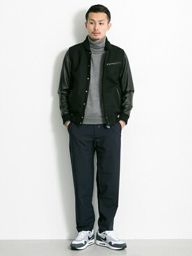 「URBAN RESEARCH（アーバンリサーチ）のアイテム（スタジャン）」を使った、kondoさん（メンズ・180cm）の夏コーディネート