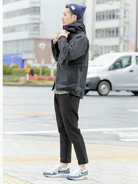 「URBAN RESEARCH（アーバンリサーチ）のアイテム（ナイロンジャケット）」を使った、kondoさん（メンズ・180cm）の冬コーディネート