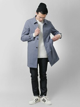 kondoさん（メンズ・180cm）の冬コーディネート