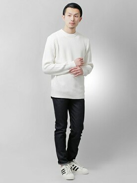 「URBAN RESEARCH（アーバンリサーチ）のアイテム（ニットキャップ/ビーニー）」を使った、kondoさん（メンズ・180cm）の春コーディネート