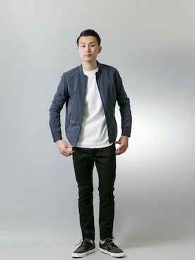 「nike sb 」｜「アイテム（ブルゾン）」を使った、kondoさん（メンズ・180cm）の春コーディネート