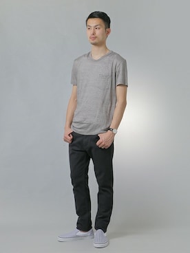 「URBAN RESEARCH（アーバンリサーチ）のアイテム（腕時計）」を使った、kondoさん（メンズ・180cm）の春コーディネート