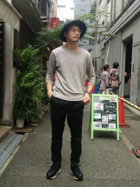 kondoさん（メンズ・180cm）の夏コーディネート