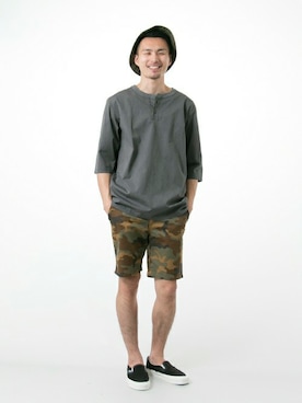 kondoさん(メンズ・180cm)の夏コーディネート