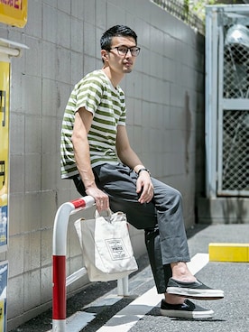 kondoさん（メンズ・180cm）の夏コーディネート