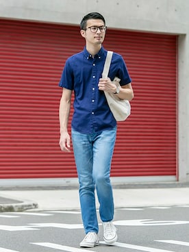 kondoさん（メンズ・180cm）の夏コーディネート