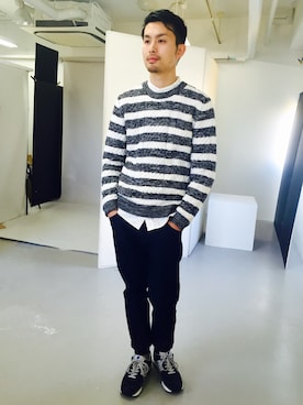 kondoさん（メンズ・180cm）の冬コーディネート