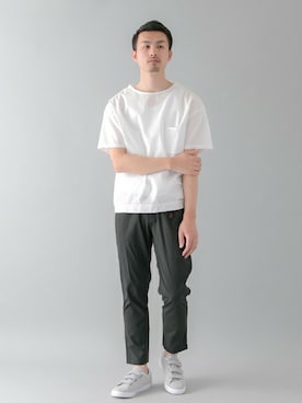 「URBAN RESEARCH（アーバンリサーチ）のアイテム（スニーカー）」を使った、kondoさん（メンズ・180cm）の春コーディネート