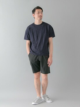 「URBAN RESEARCH（アーバンリサーチ）のアイテム（スニーカー）」を使った、kondoさん（メンズ・180cm）の春コーディネート