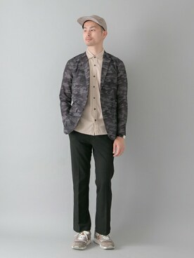 「URBAN RESEARCH（アーバンリサーチ）のアイテム（スニーカー）」を使った、kondoさん（メンズ・180cm）の春コーディネート