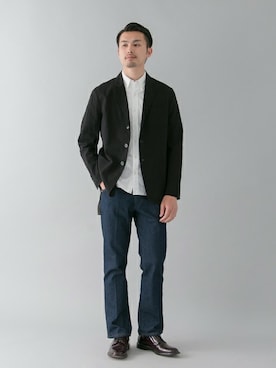 「URBAN RESEARCH（アーバンリサーチ）のアイテム（スーツジャケット）」を使った、kondoさん（メンズ・180cm）の夏コーディネート