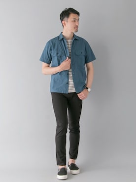 kondoさん（メンズ・180cm）の夏コーディネート