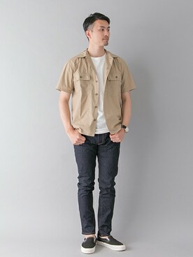 kondoさん（メンズ・180cm）の夏コーディネート