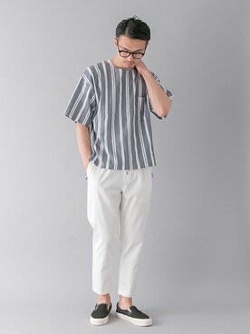 kondoさん（メンズ・180cm）の夏コーディネート