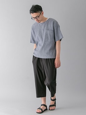 kondoさん（メンズ・180cm）の夏コーディネート