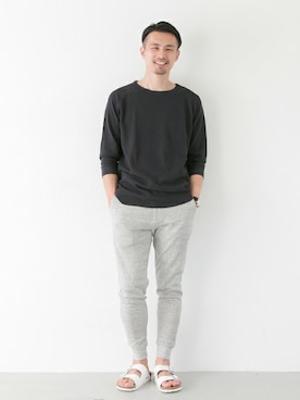 kondoさん（メンズ・180cm）の夏コーディネート