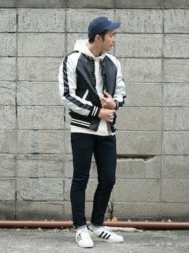 kondoさん（メンズ・180cm）の冬コーディネート