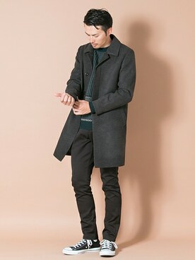 kondoさん（メンズ・180cm）の冬コーディネート