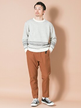 kondoさん（メンズ・180cm）の冬コーディネート