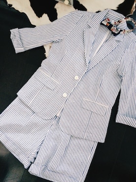 「ブルー x ホワイト」｜KINOさん（レディース・162cm）の夏コーディネート