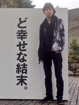 「PHENOMENON（フェノメノン）のアイテム（キャップ）」を使った、egaakiさん（メンズ・182cm）の夏コーディネート
