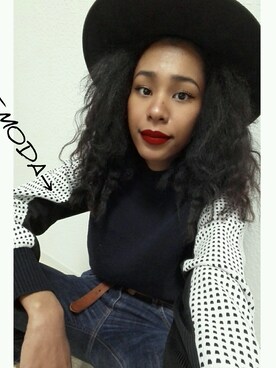 BLVCKVOGUEさん（レディース・170cm）の冬コーディネート