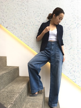 「45R」｜Chihiro Washidaさん（レディース・155cm）の春コーディネート