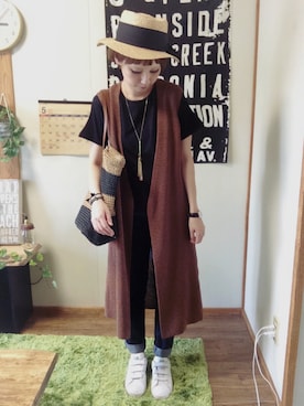 「merrier BEAMS（メリアビームス）のアイテム」を使った、あさみさん（レディース・162cm）の春コーディネート