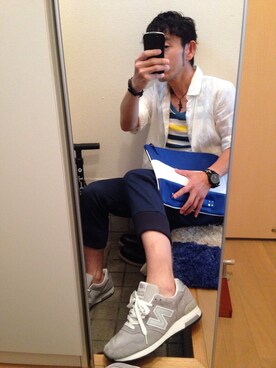 8bさん（メンズ・168cm）の夏コーディネート