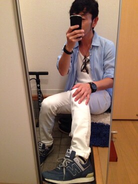 8bさん（メンズ・168cm）の夏コーディネート