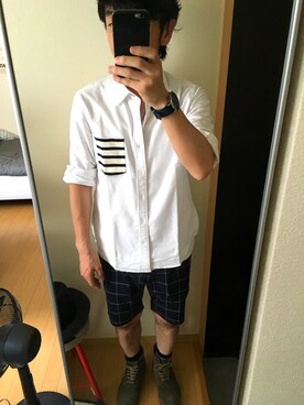 8bさん（メンズ・168cm）の夏コーディネート