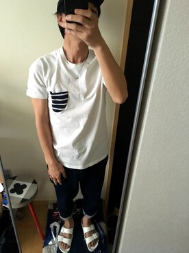 8bさん（メンズ・168cm）の夏コーディネート