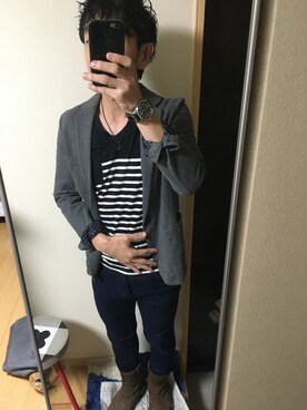 8bさん（メンズ・168cm）の秋コーディネート