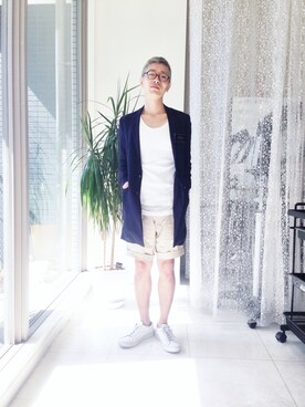 「STUDIOUS（ステュディオス）のアイテム（その他アウター）」を使った、ミヤタ リョウさん（メンズ・168cm）の春コーディネート