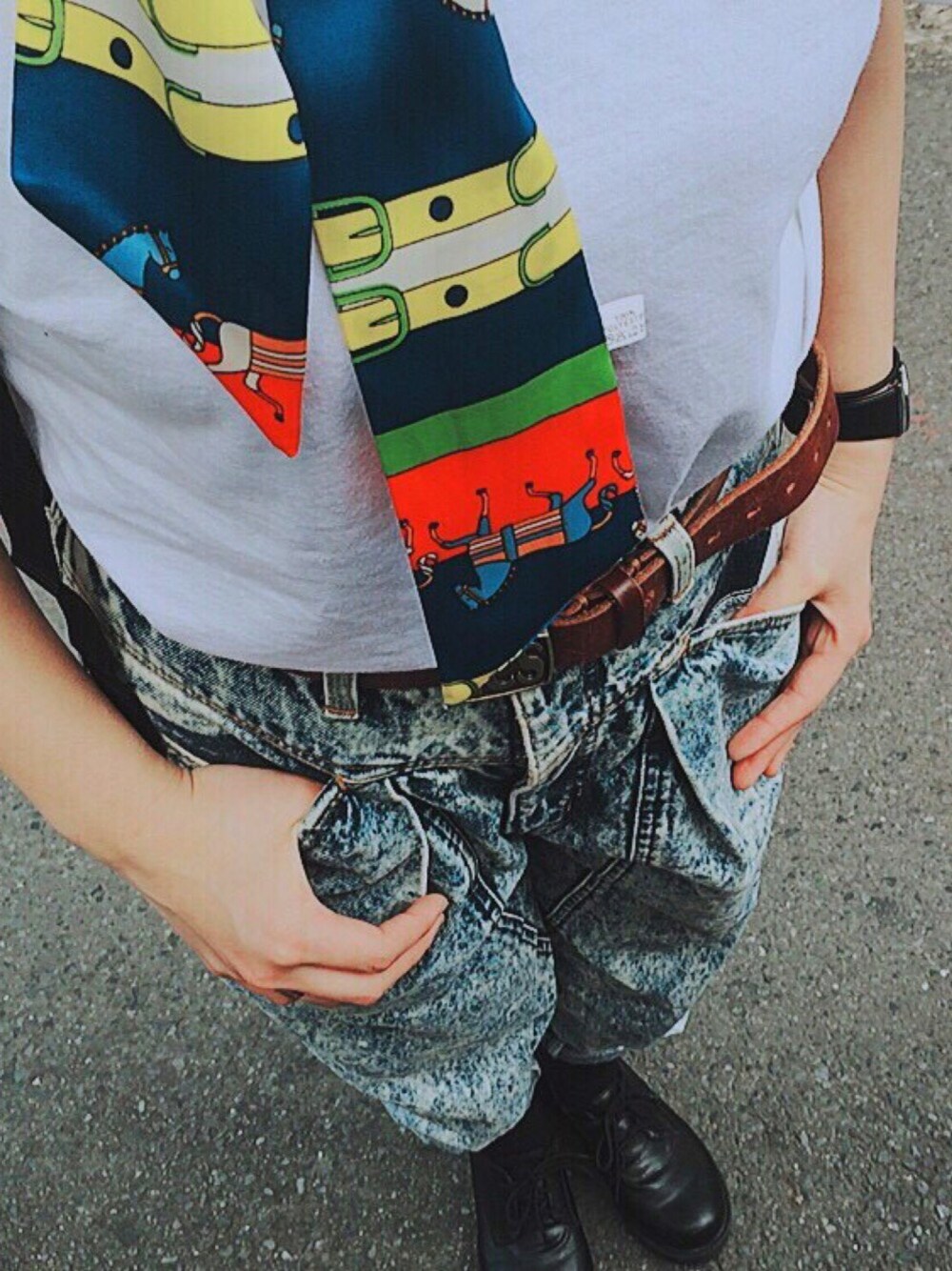 「カジュアル」｜「Johnbull Private laboのアイテム（アクセサリー、その他）」を使った、caoさん（レディース・160cm）の春コーディネートの1枚目の写真