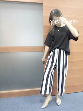 「lady」｜「アイテム（その他シューズ）」を使った、Yabe Daiさん（レディース・157cm）の夏コーディネート