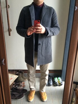 「GLOBAL WORK（グローバルワーク）のアイテム（その他アウター）」を使った、やすさん（メンズ・165cm）の春コーディネート