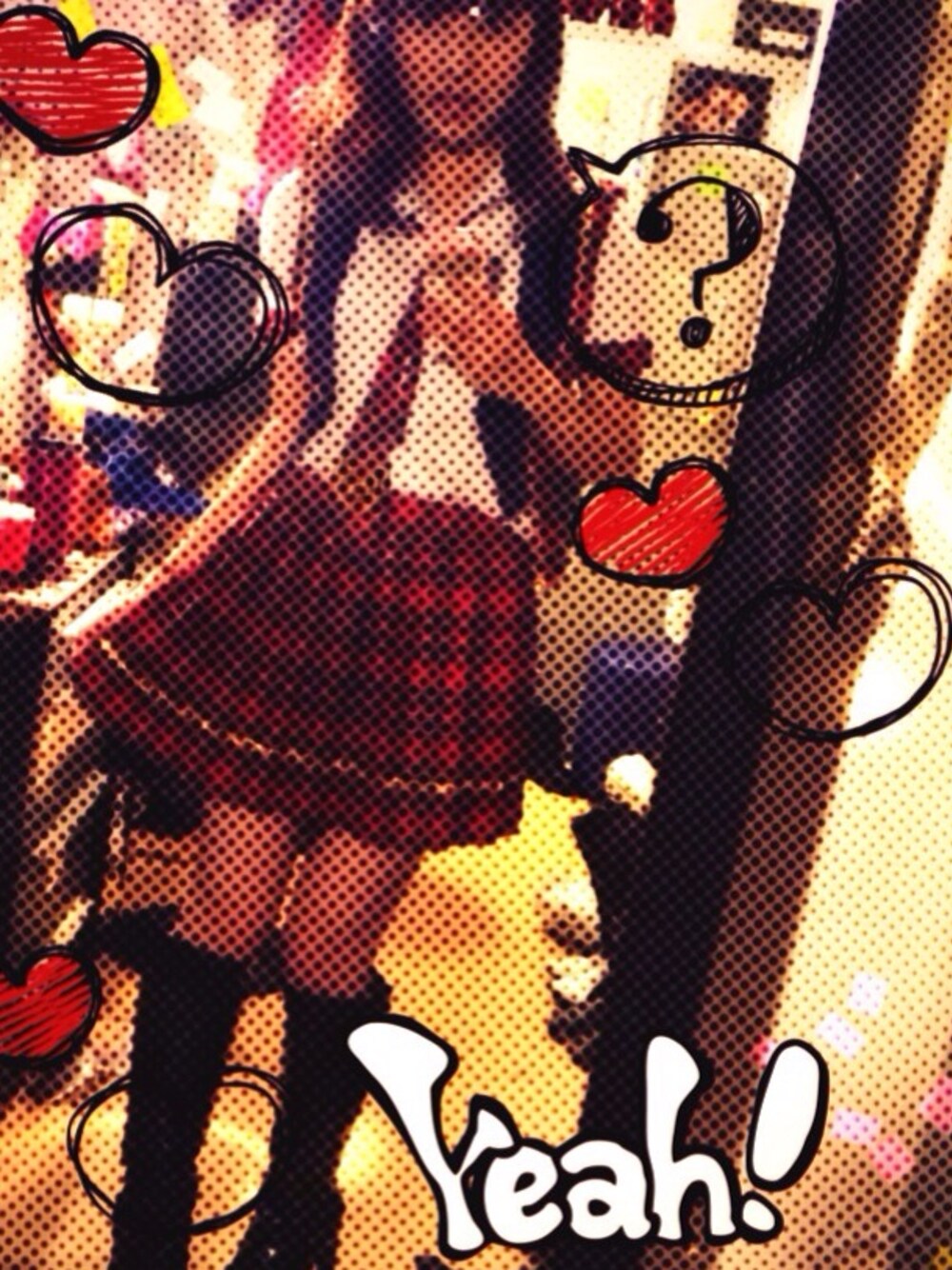 「アキバ系アイドルの服（セットアップ、レッド系）」を使った、yosh!m!さん（レディース・270cm）の春コーディネートの1枚目の写真