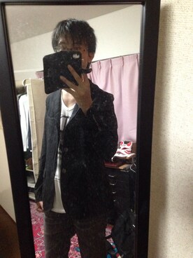「COMME CA ISM（コムサイズム）のアイテム（ナイロンジャケット）」を使った、無為さん（メンズ・175cm）の秋コーディネート