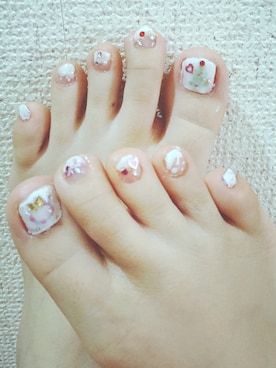 「クリスマスネイル」｜natsuさん（レディース・153cm）の秋コーディネート