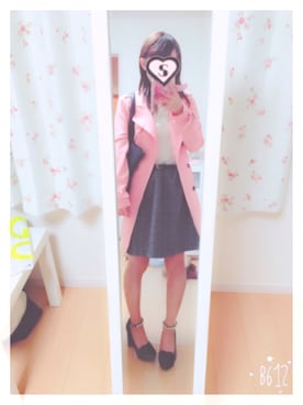 「白トップス」｜「アイテム（トレンチコート）」を使った、❤︎   Ai   ❤︎さん（レディース・153cm）の秋コーディネート
