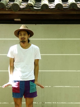 「hat」｜shota imanakaさん（メンズ・175cm）の夏コーディネート
