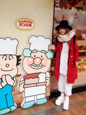 「sango（sango）のアイテム（サロペット/オーバーオール）」を使った、マロさん（レディース・164cm）の春コーディネート