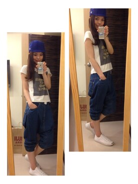 Kiwi Chiuさん（レディース・166cm）の夏コーディネート